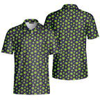 Mary Jane-Polo Shirt For Men-Gerbera Prints