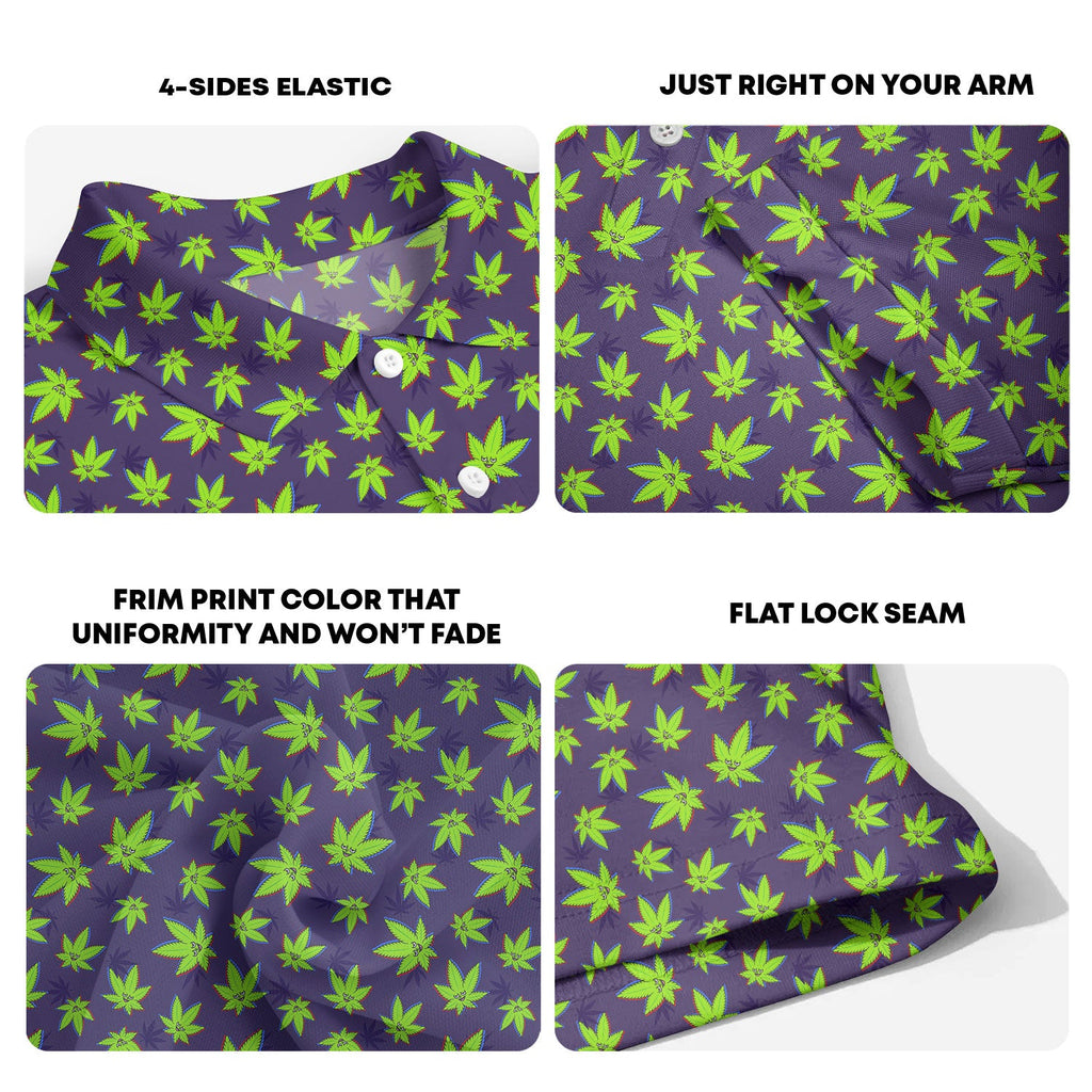 Mary Jane-Polo Shirt For Men-Gerbera Prints