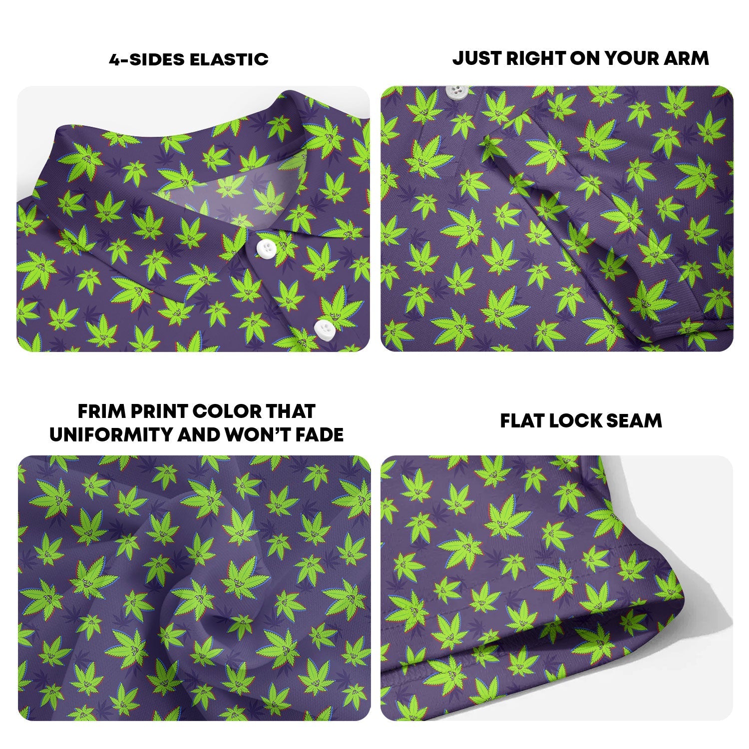 Mary Jane-Polo Shirt For Men-Gerbera Prints
