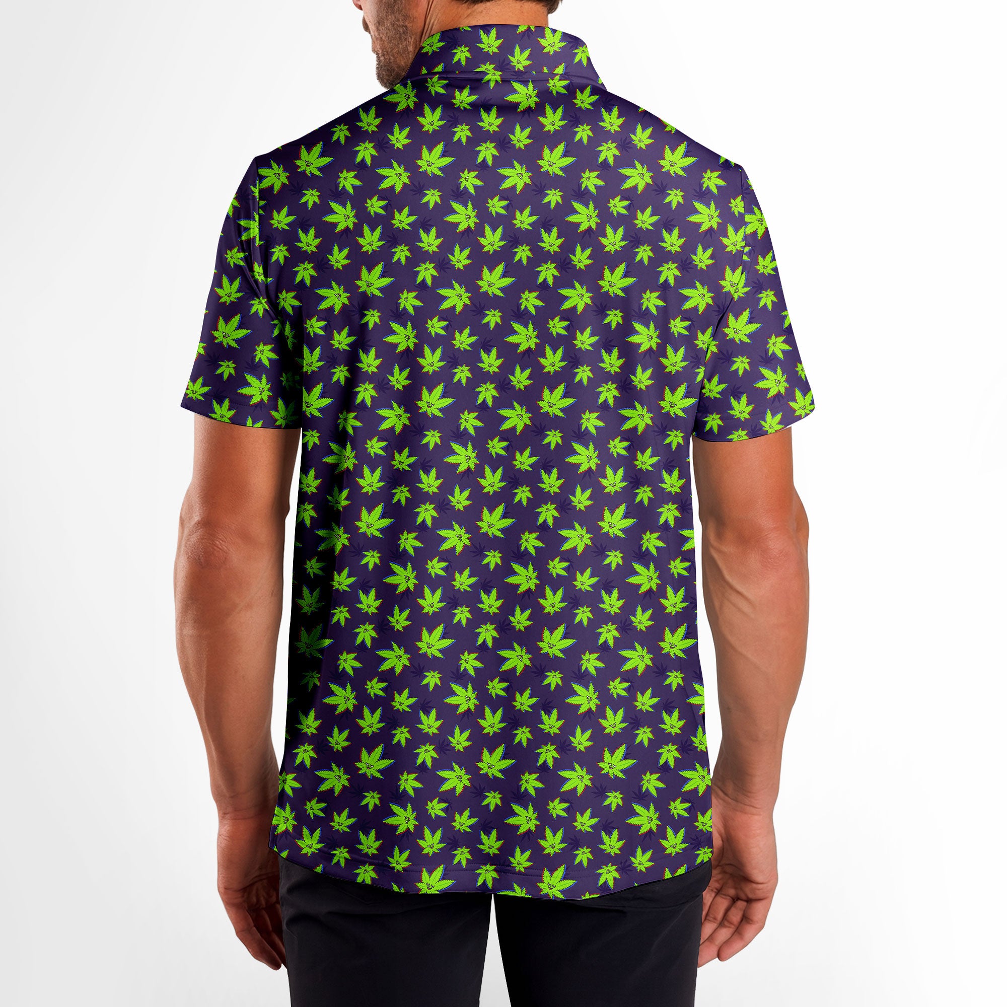 Mary Jane-Polo Shirt For Men-Gerbera Prints