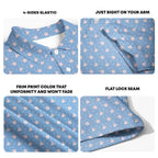 Lovers Rabbits-Polo Shirt For Men-Gerbera Prints