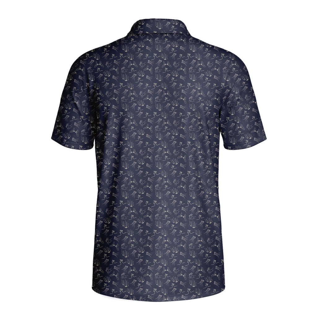 Thirsty-Polo Shirt For Men-Gerbera Prints