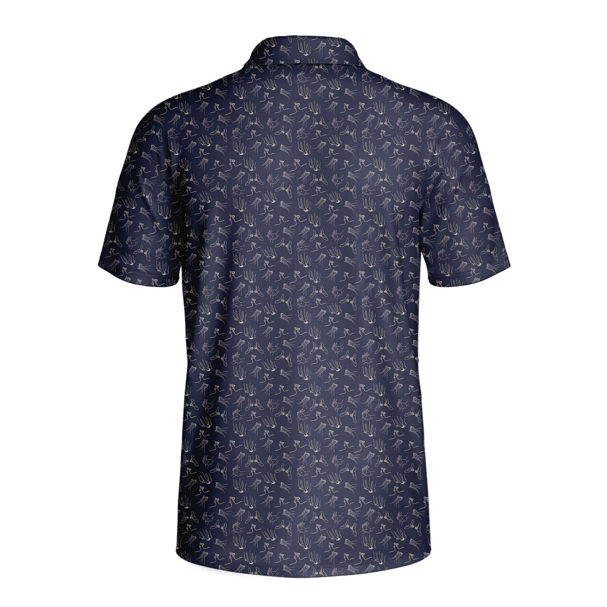 Thirsty-Polo Shirt For Men-Gerbera Prints