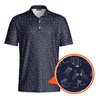 Thirsty-Polo Shirt For Men-Gerbera Prints