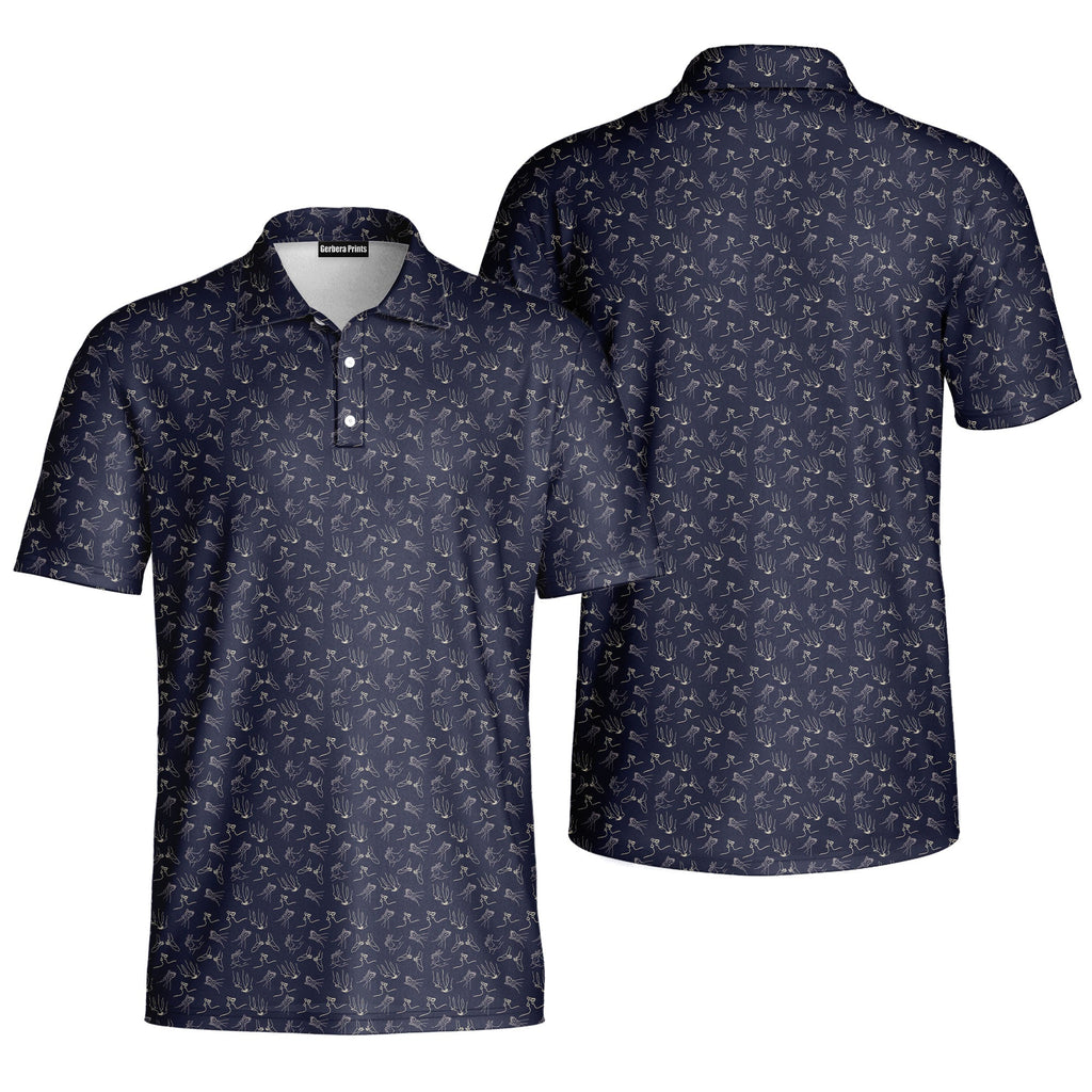 Thirsty-Polo Shirt For Men-Gerbera Prints