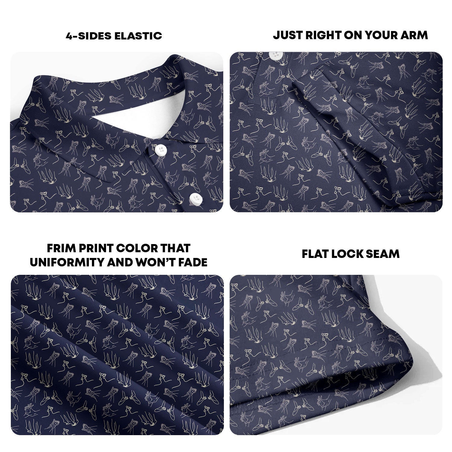 Thirsty-Polo Shirt For Men-Gerbera Prints