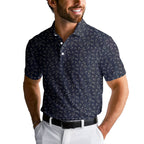 Thirsty-Polo Shirt For Men-Gerbera Prints