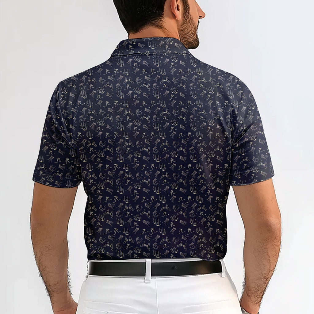 Thirsty-Polo Shirt For Men-Gerbera Prints