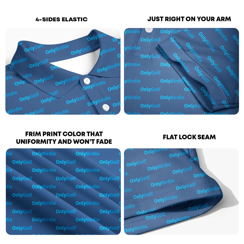 OnlyGolf-Polo Shirt For Men-Gerbera Prints