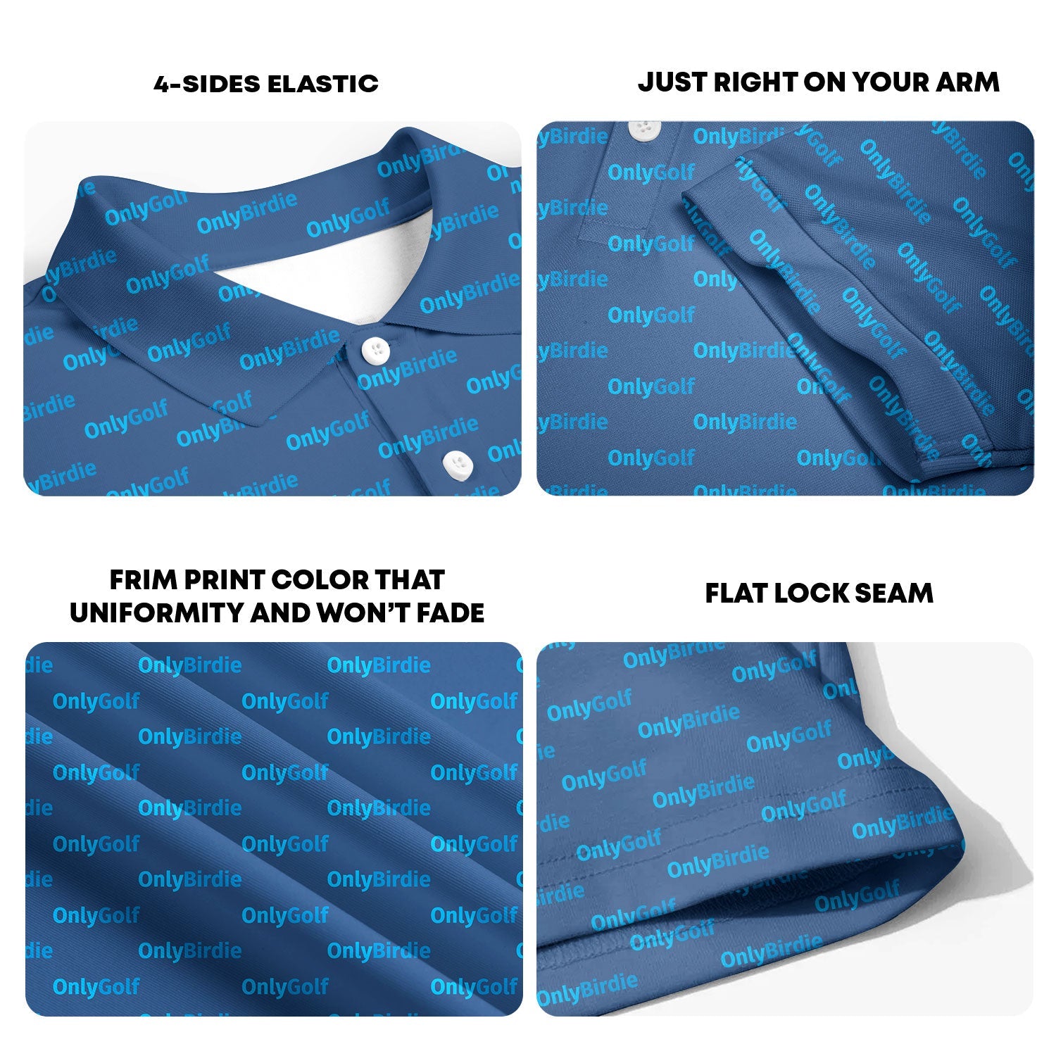 OnlyGolf-Polo Shirt For Men-Gerbera Prints