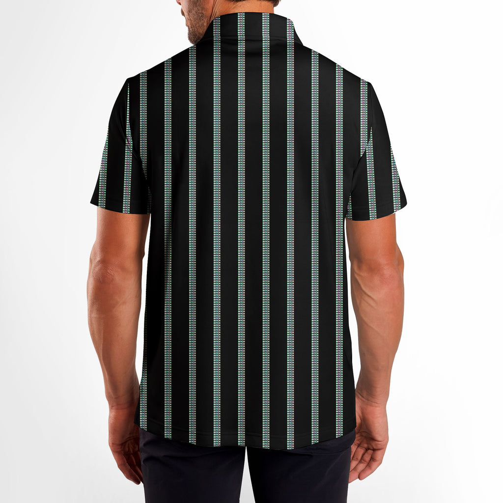 B*tch-Polo Shirt For Men-Gerbera Prints