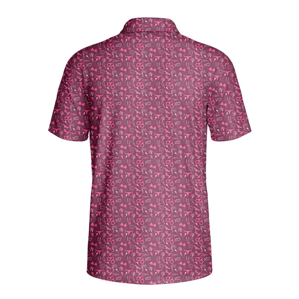 Pleasure Chest-Polo Shirt For Men-Gerbera Prints
