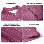 Pleasure Chest-Polo Shirt For Men-Gerbera Prints