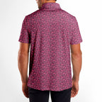 Pleasure Chest-Polo Shirt For Men-Gerbera Prints