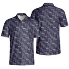 Experimental-Polo Shirt For Men-Gerbera Prints