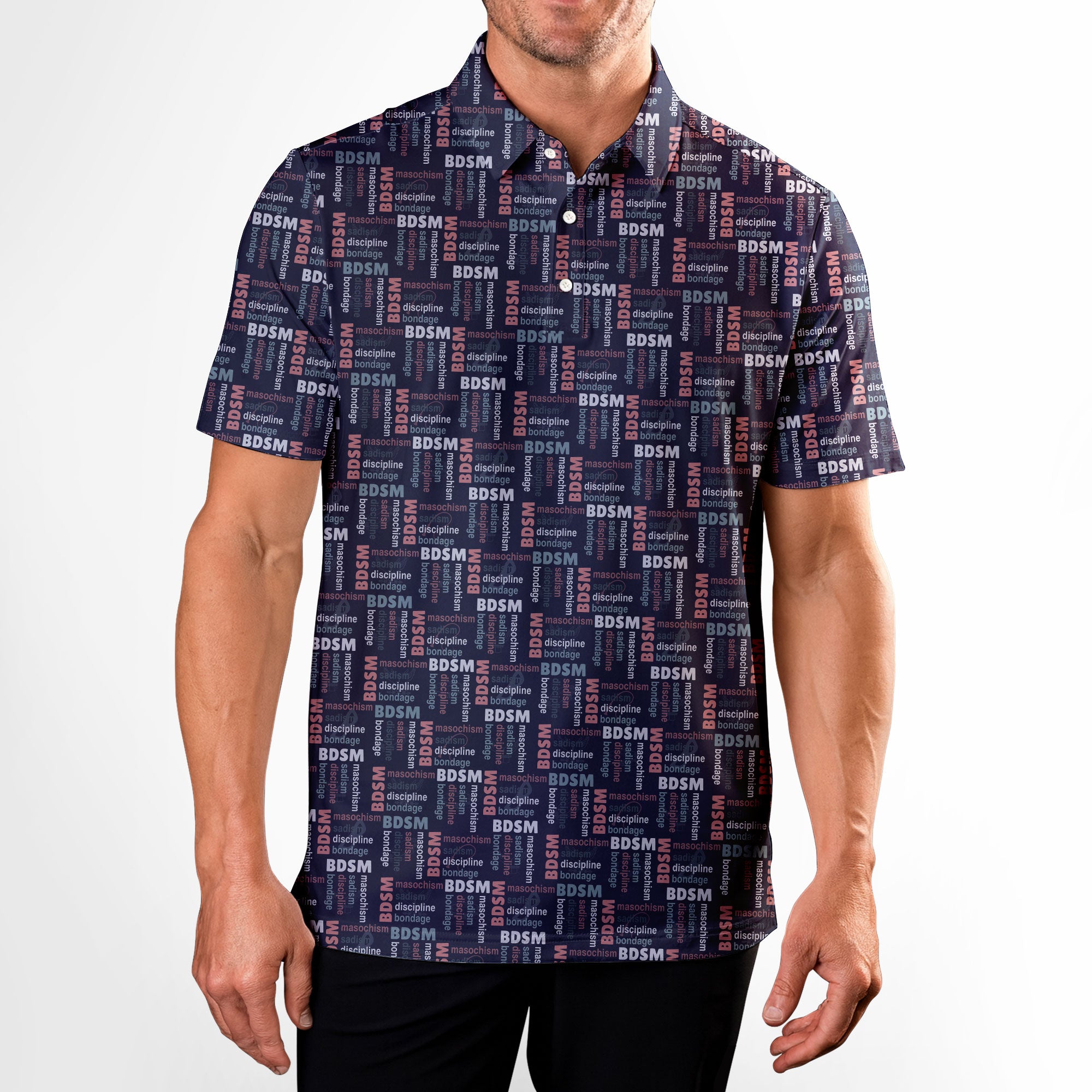 Experimental-Polo Shirt For Men-Gerbera Prints