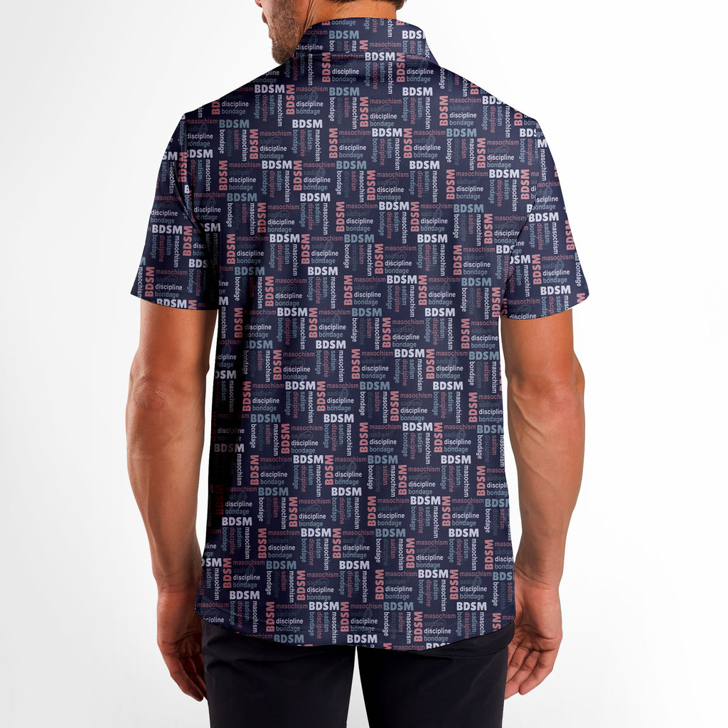 Experimental-Polo Shirt For Men-Gerbera Prints