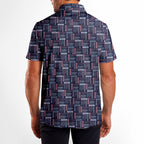Experimental-Polo Shirt For Men-Gerbera Prints