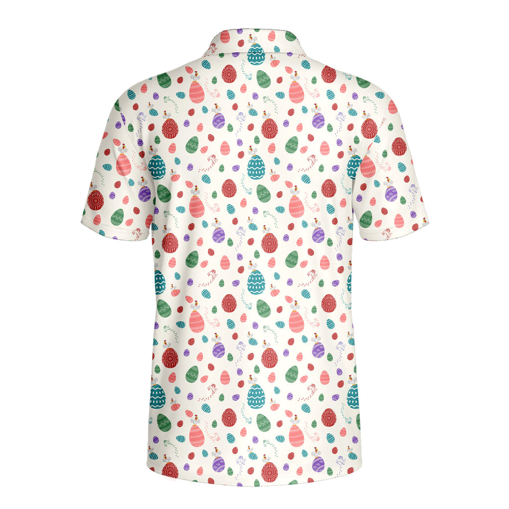 Hoppin' into Spring-Polo Shirt For Men-Gerbera Prints