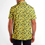 Leopard-Polo Shirt For Men-Gerbera Prints