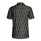 Skeleton Bunny-Polo Shirt For Men-Gerbera Prints