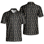 Skeleton Bunny-Polo Shirt For Men-Gerbera Prints