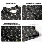Skeleton Bunny-Polo Shirt For Men-Gerbera Prints