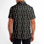 Skeleton Bunny-Polo Shirt For Men-Gerbera Prints