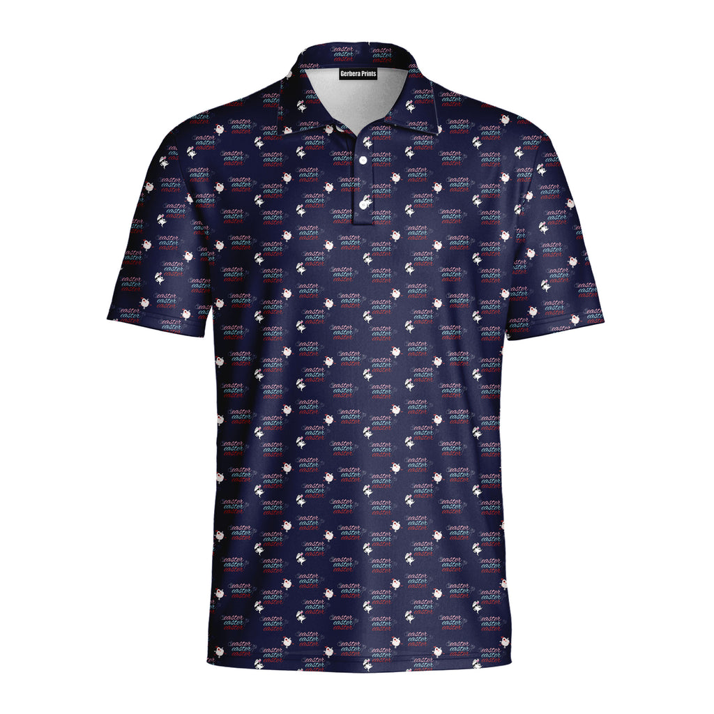 Easter-Polo Shirt For Men-Gerbera Prints