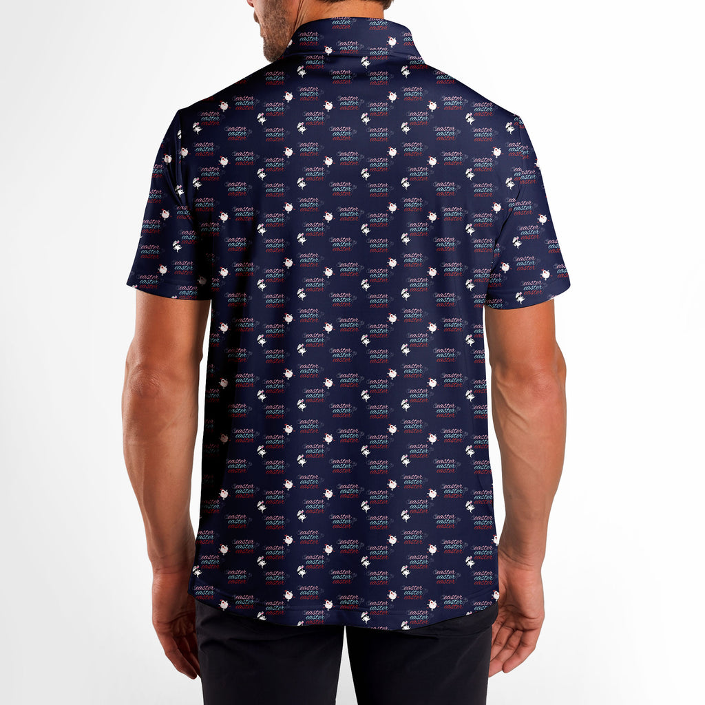 Easter-Polo Shirt For Men-Gerbera Prints
