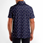 Easter-Polo Shirt For Men-Gerbera Prints