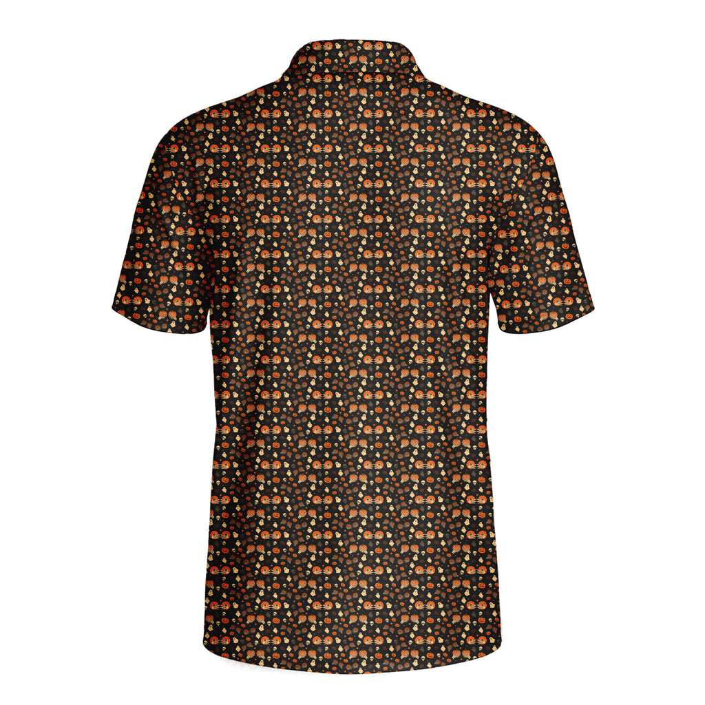 Honkin’ Pumpkins-Polo Shirt For Men-Gerbera Prints