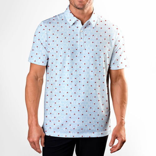 Suck It-Polo Shirt For Men-Gerbera Prints