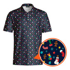 Ho Ho Hole-in-One-Polo Shirt For Men-Gerbera Prints