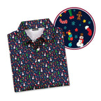 Ho Ho Hole-in-One-Polo Shirt For Men-Gerbera Prints