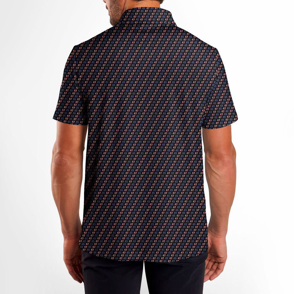 True American Special Edition-Polo Shirt For Men-Gerbera Prints