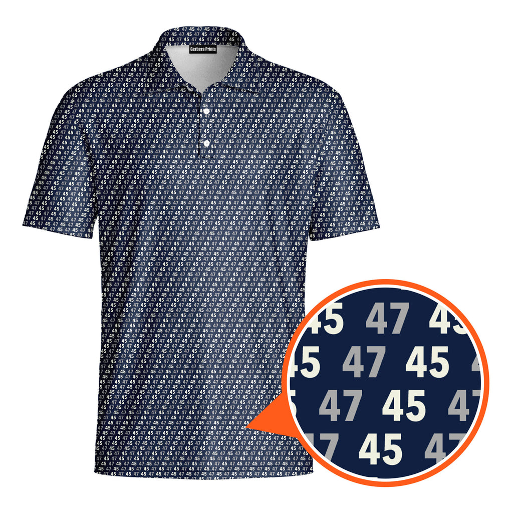 Iron Command-Polo Shirt For Men-Gerbera Prints