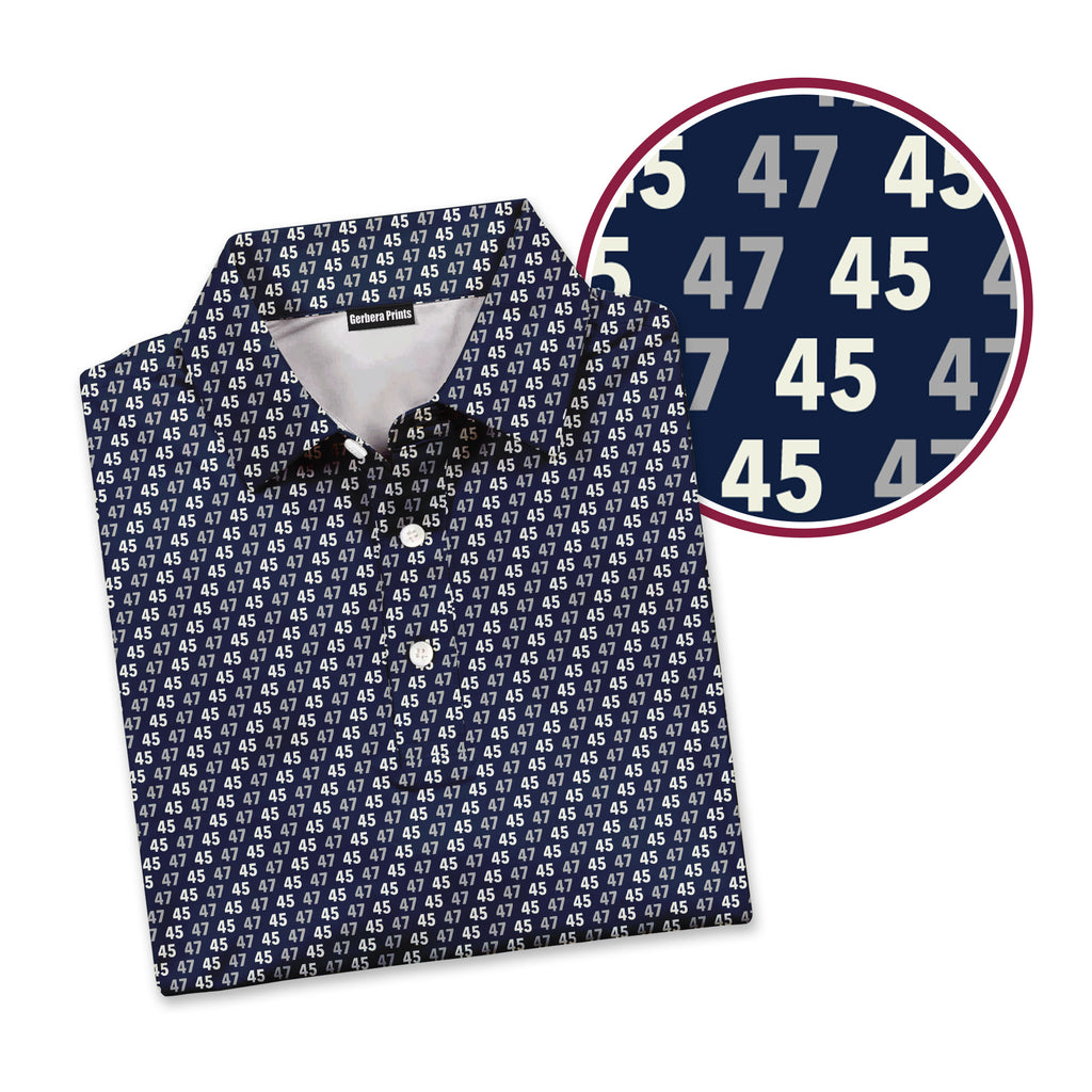 Iron Command-Polo Shirt For Men-Gerbera Prints
