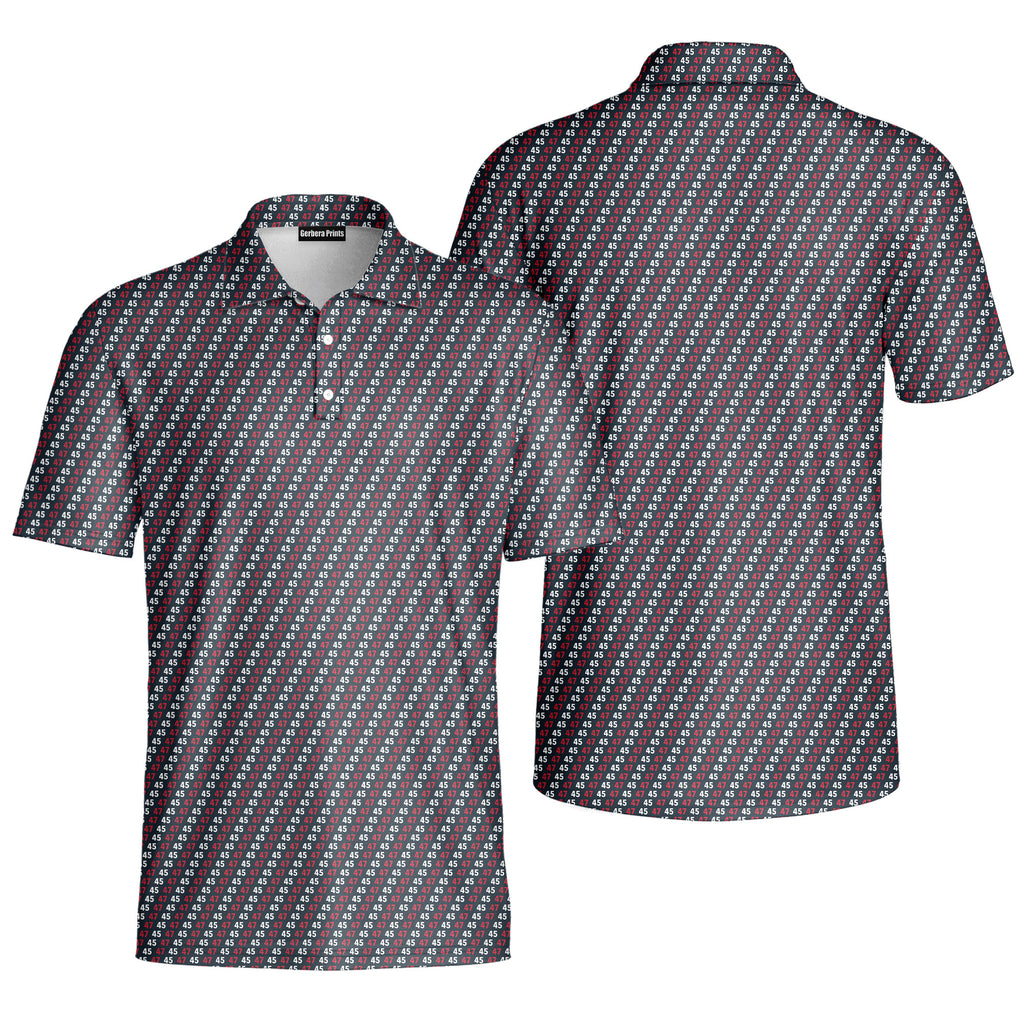 The Chief-Polo Shirt For Men-Gerbera Prints