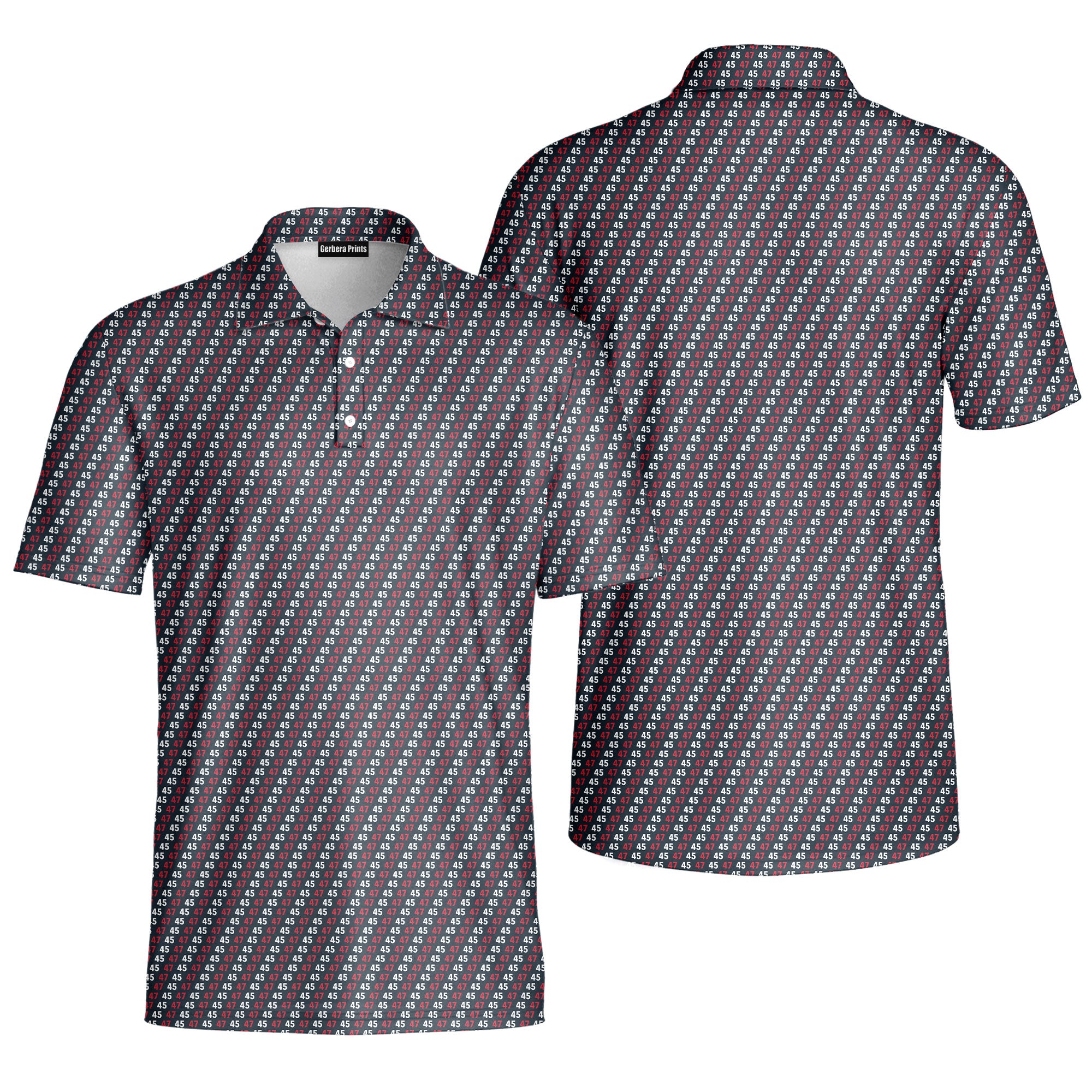 The Chief-Polo Shirt For Men-Gerbera Prints