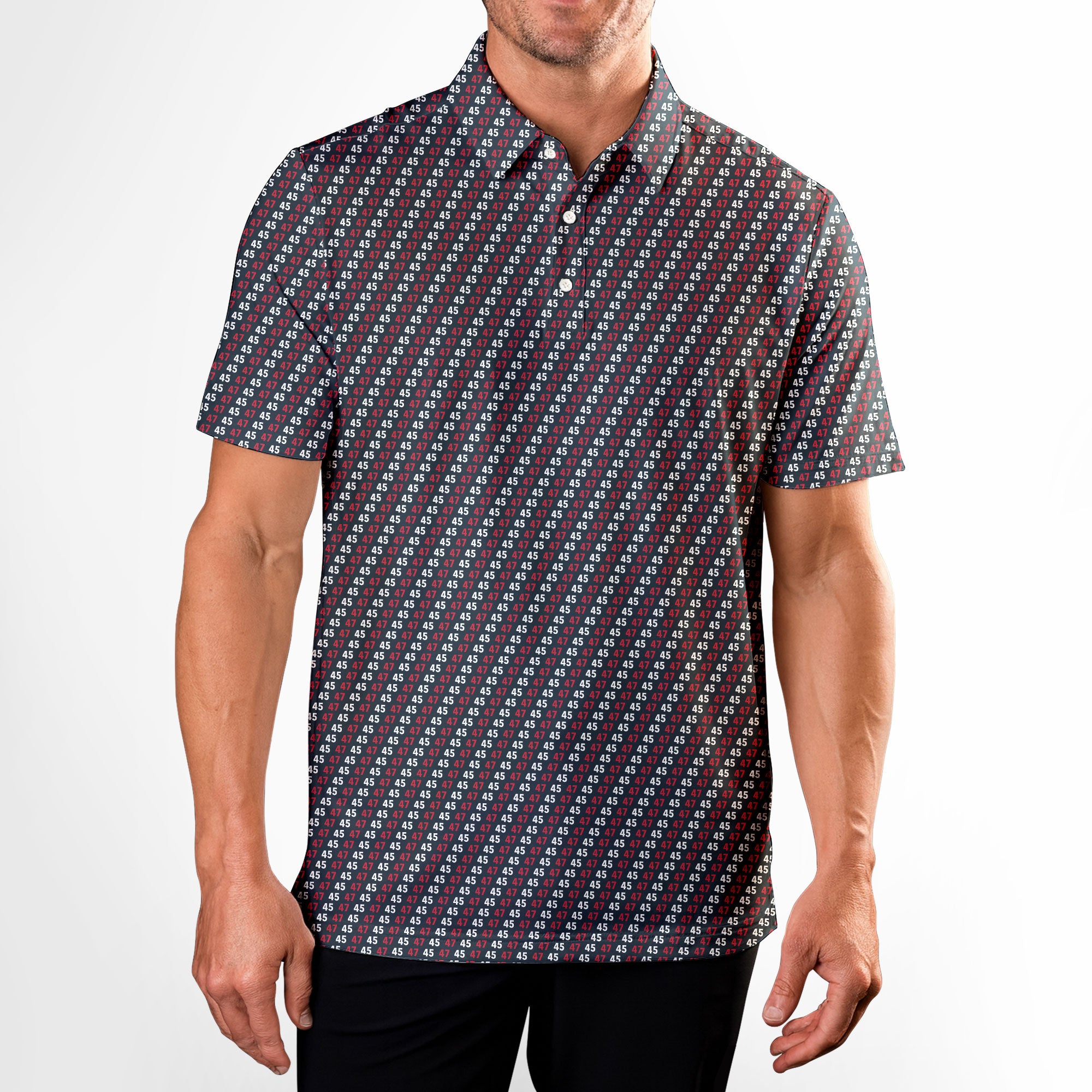 The Chief-Polo Shirt For Men-Gerbera Prints