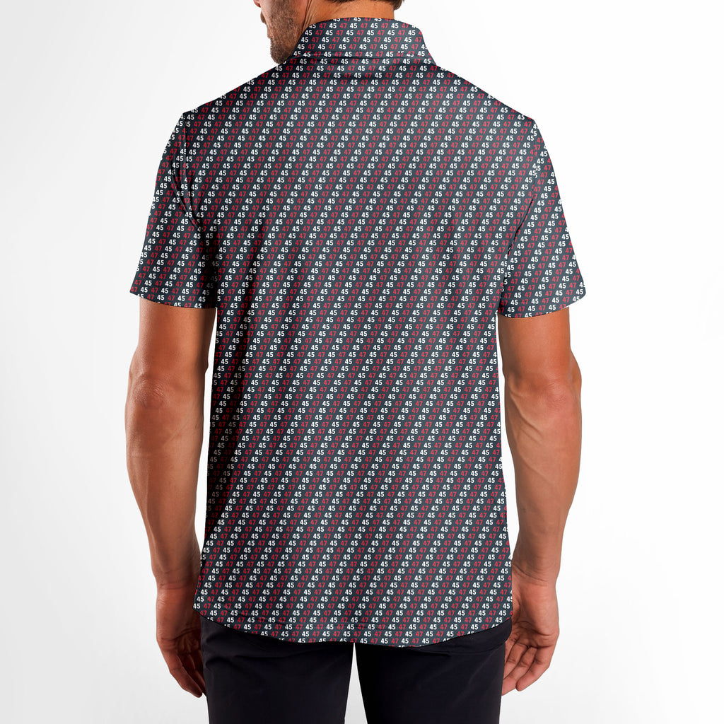The Chief-Polo Shirt For Men-Gerbera Prints