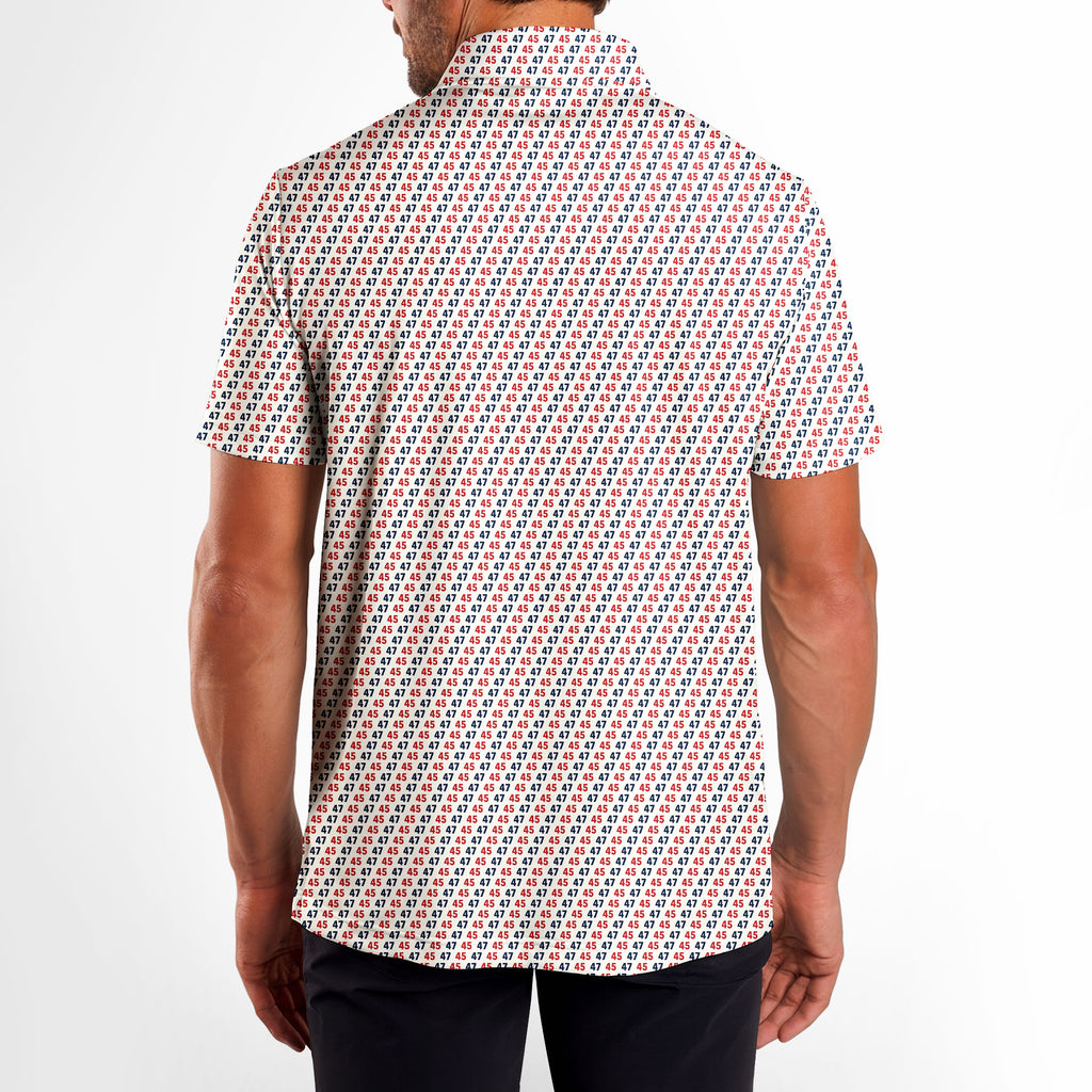 The Freeborn-Polo Shirt For Men-Gerbera Prints