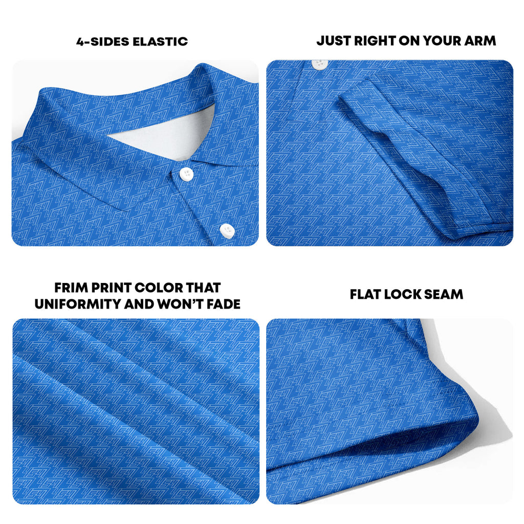 The Return Of 47-Polo Shirt For Men-Gerbera Prints