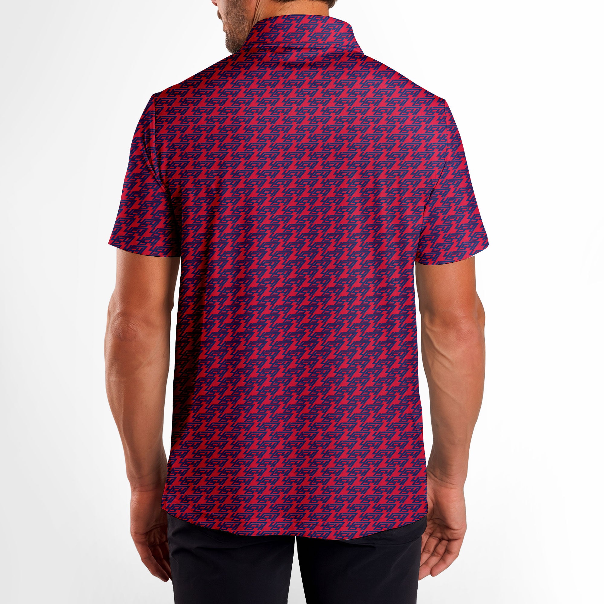 The Return Of 47-Polo Shirt For Men-Gerbera Prints