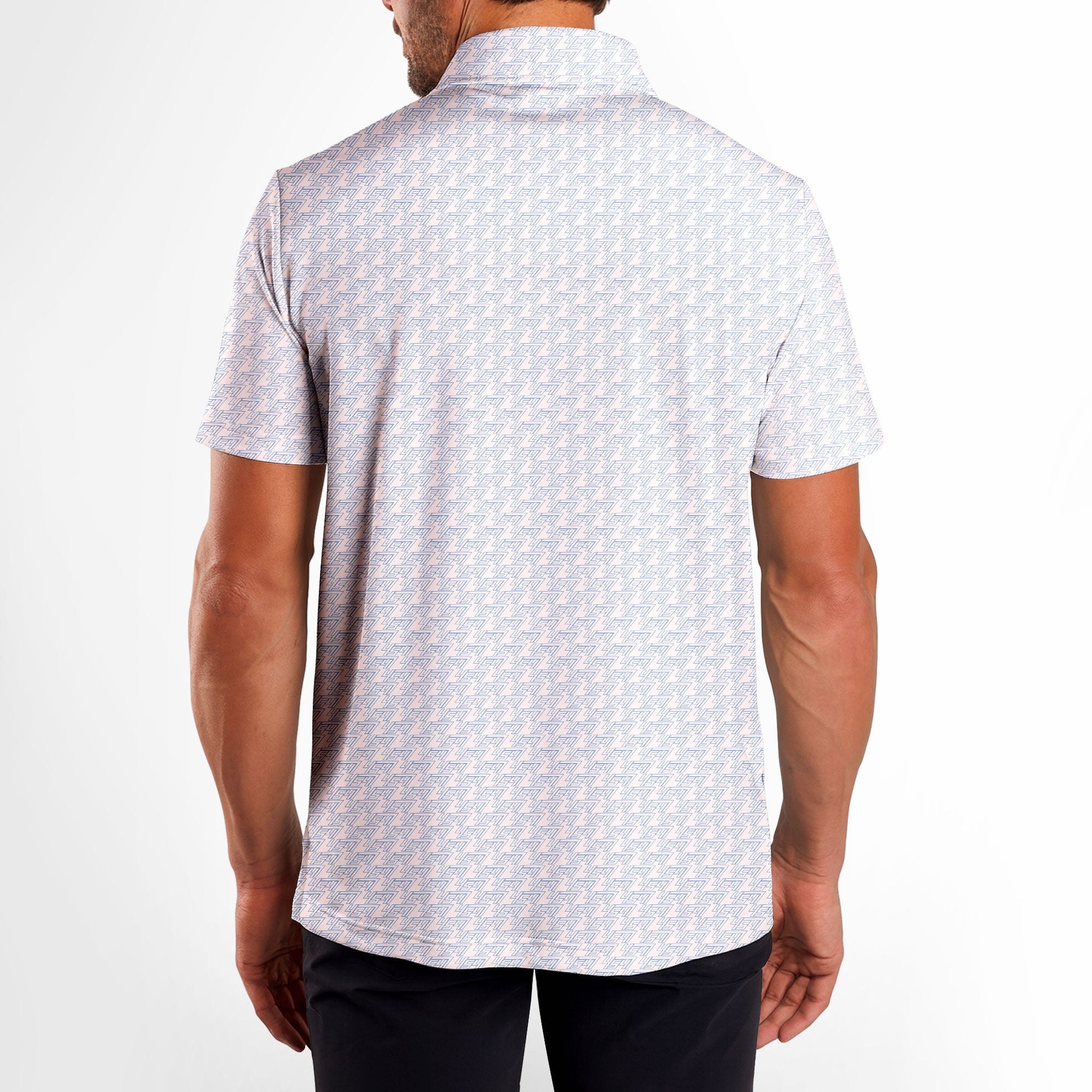 The Return Of 47-Polo Shirt For Men-Gerbera Prints