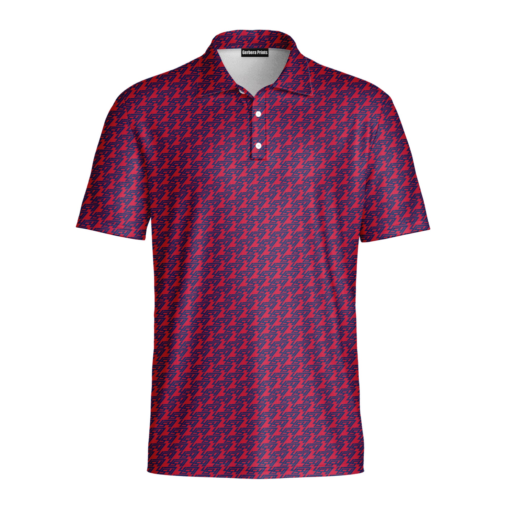 The Return Of 47-Polo Shirt For Men-Gerbera Prints