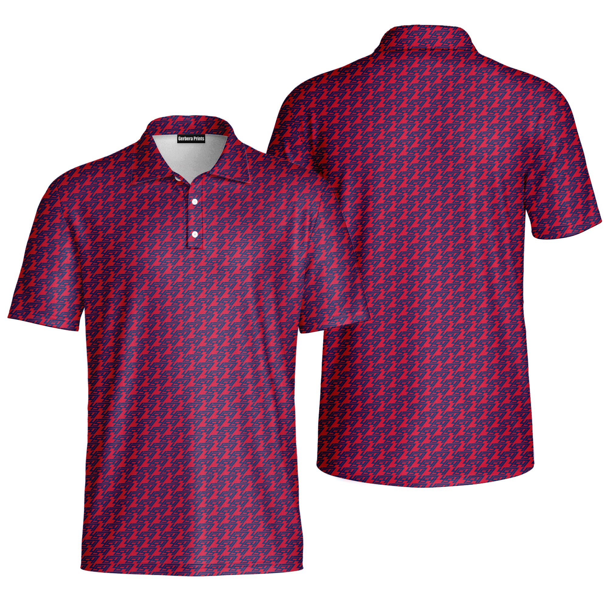 The Return Of 47-Polo Shirt For Men-Gerbera Prints