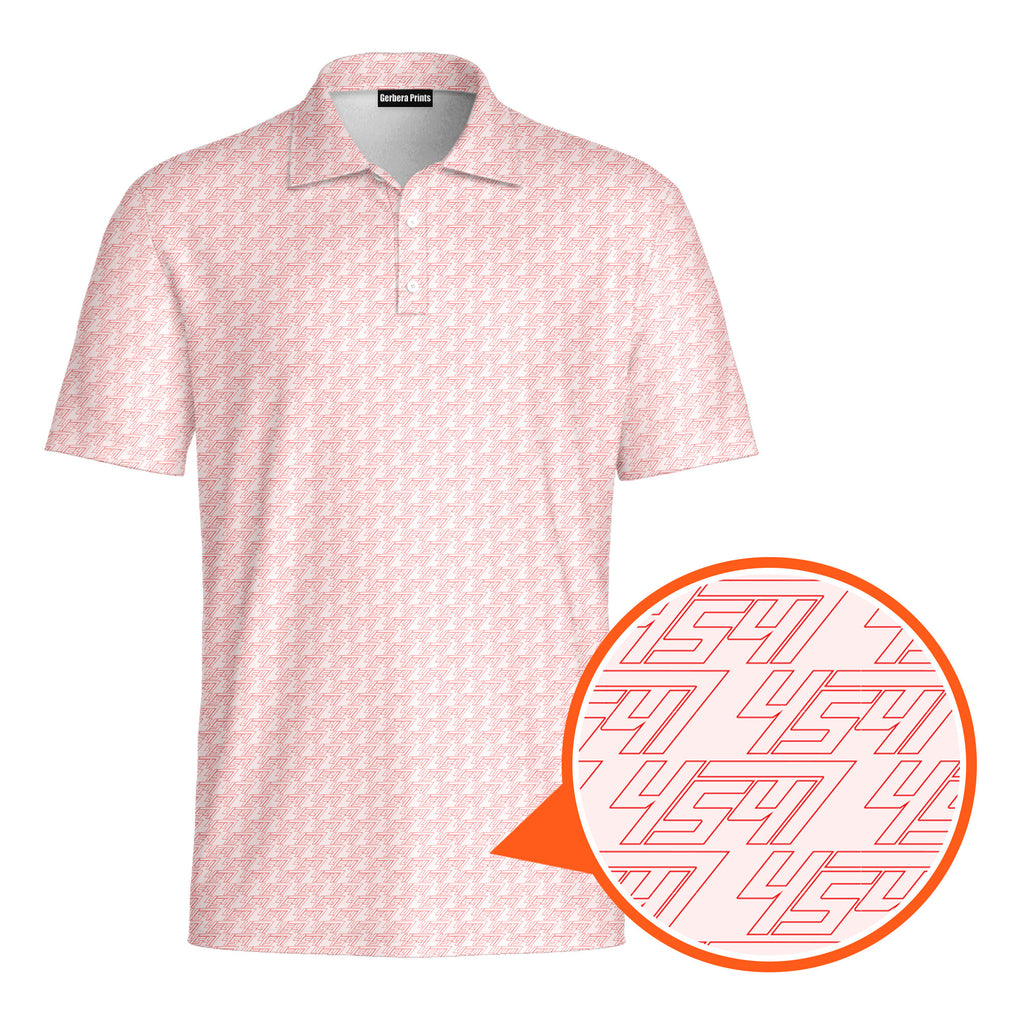 The Return Of 47-Polo Shirt For Men-Gerbera Prints