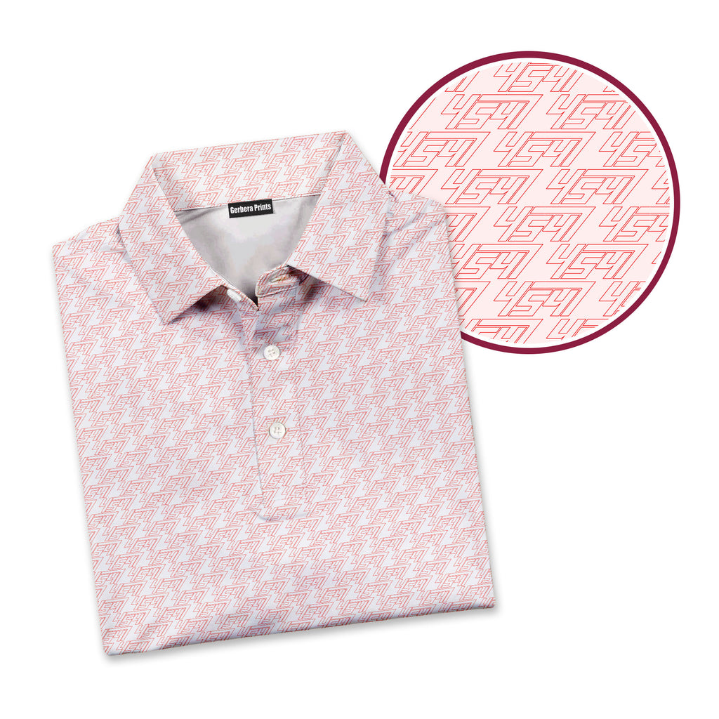 The Return Of 47-Polo Shirt For Men-Gerbera Prints